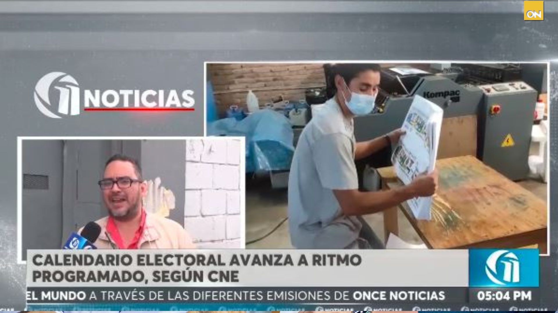 Calendario electoral CNE