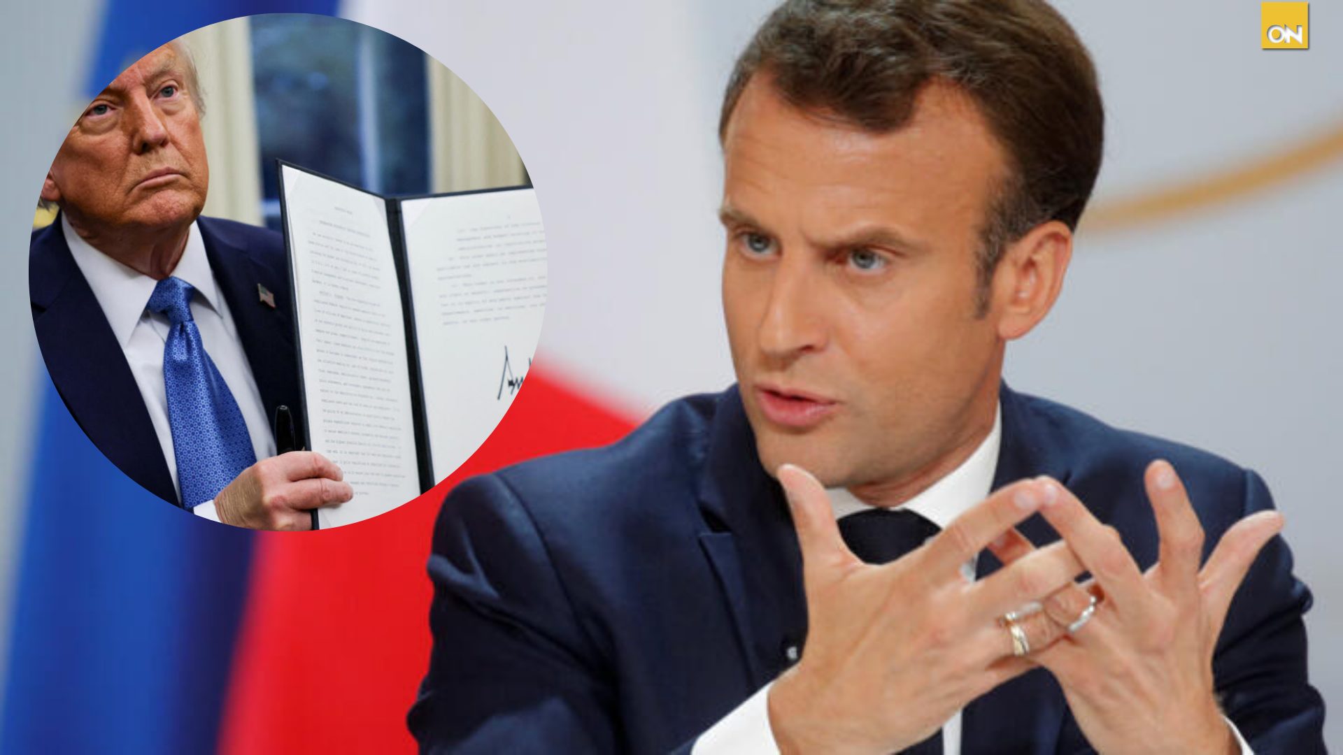 Emmanuel Macron desafía a Trump sobre los aranceles.