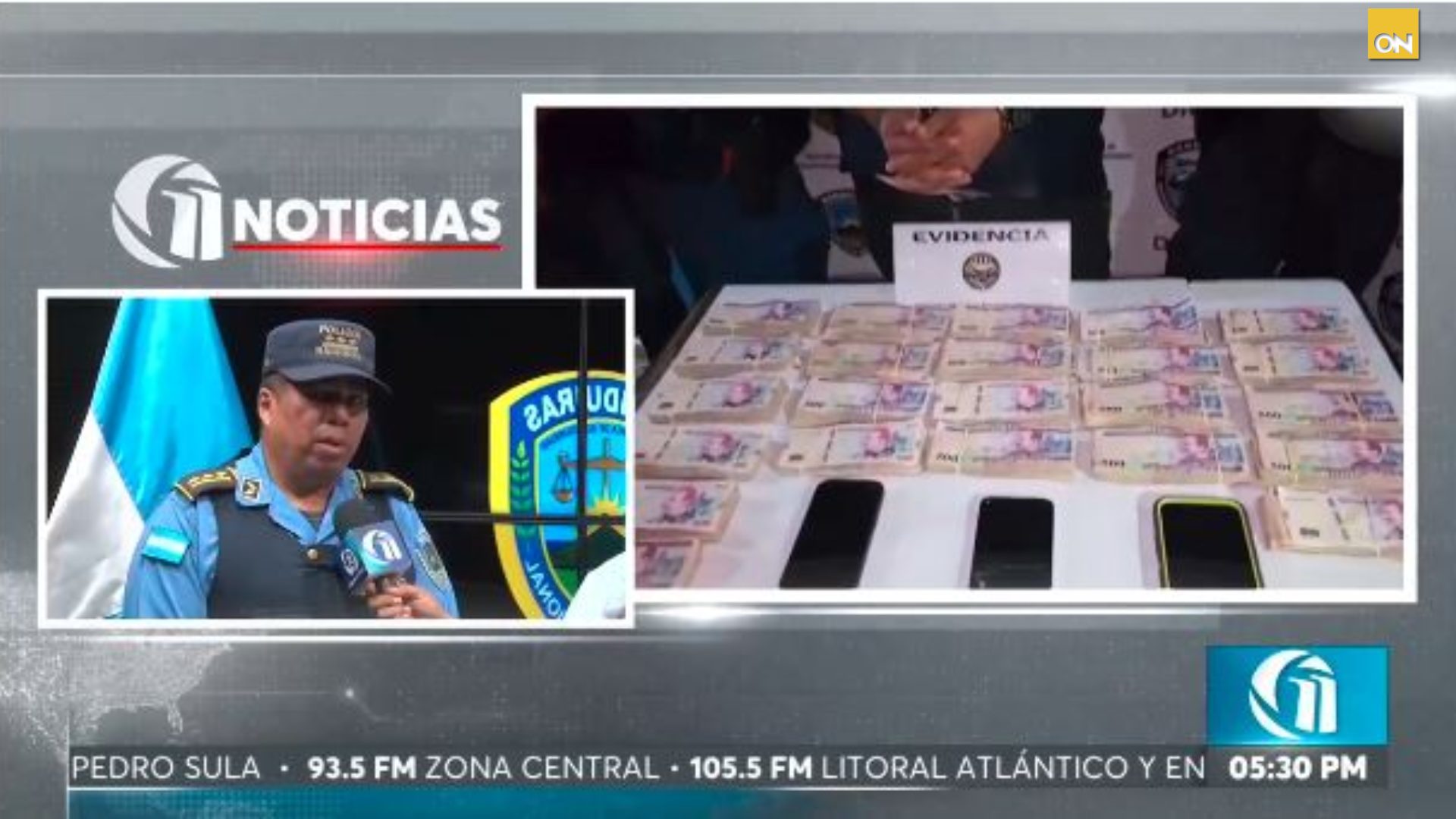 Captura a tres personas en Colón y decomisan más de un millón de lempiras por posible lavado de activos
