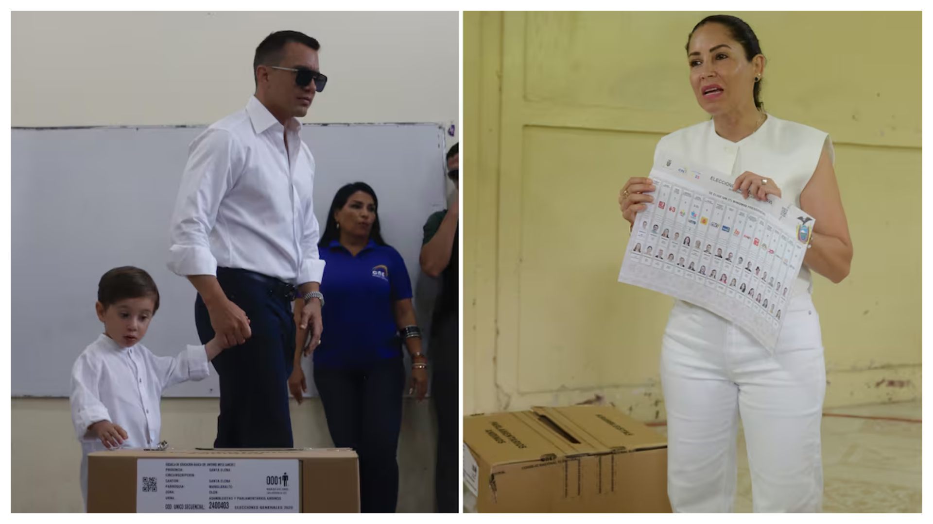 La elección presidencial de Ecuador se definirá en una segunda vuelta entre Noboa y González.