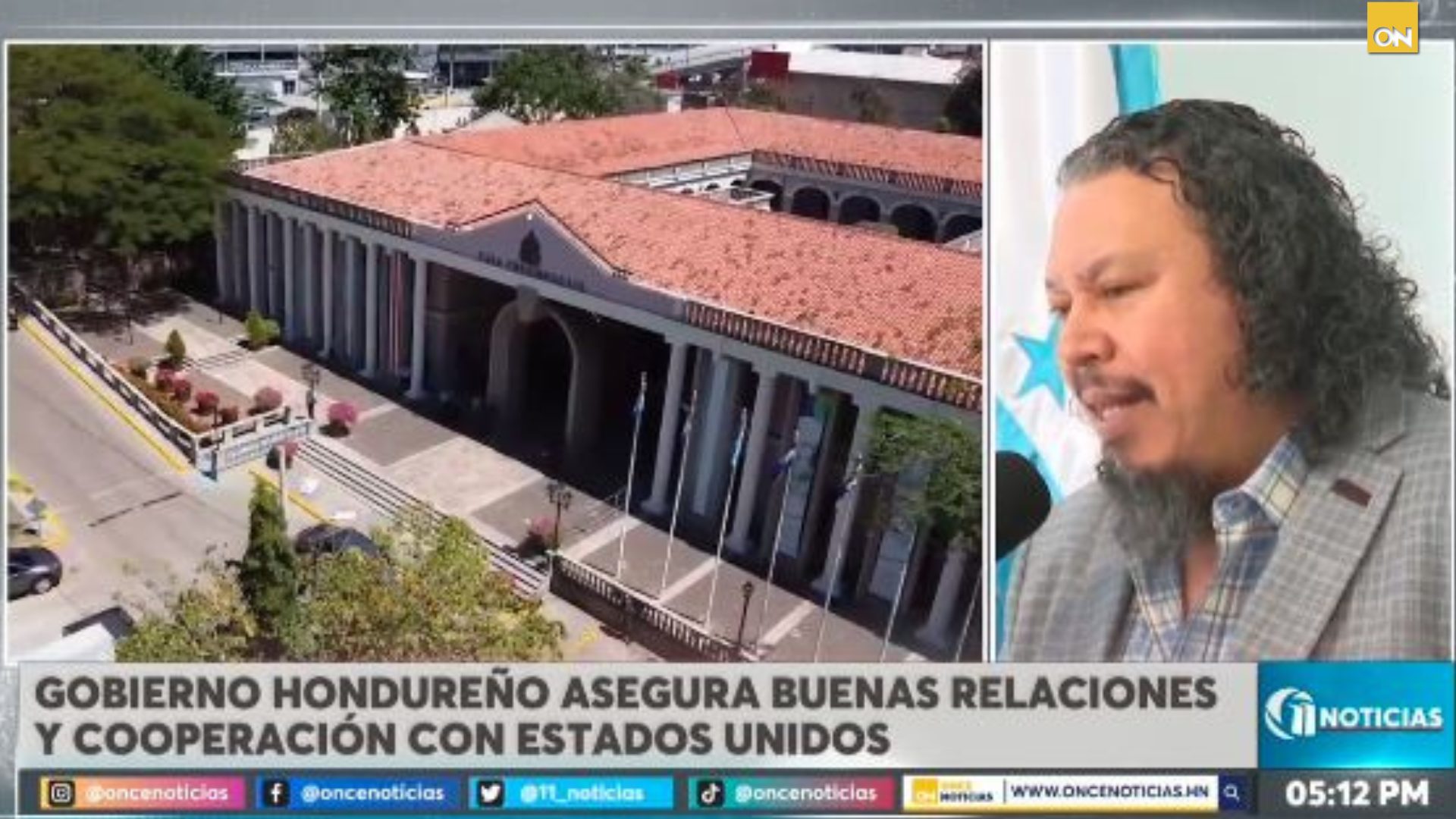 Gobierno hondureño Estados Unidos