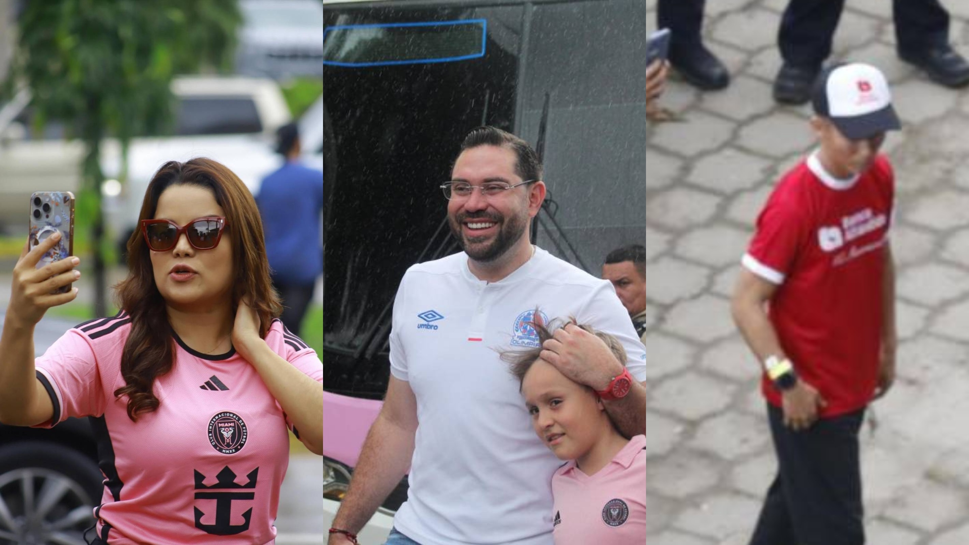 Celebridades hondureñas se reunen para presenciar amistoso entre Olimpia e Inter Miami de Lionel Messi