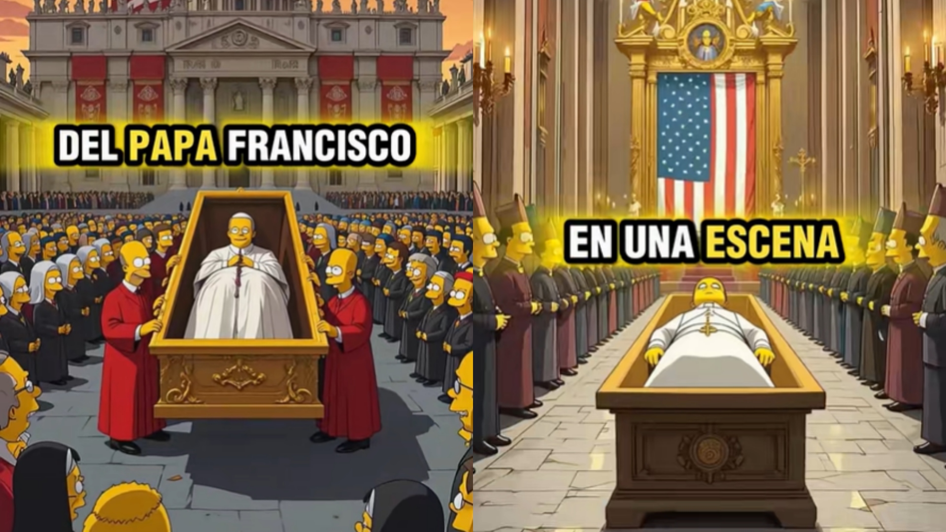 Simpson predicen muerte del Papa Francisco