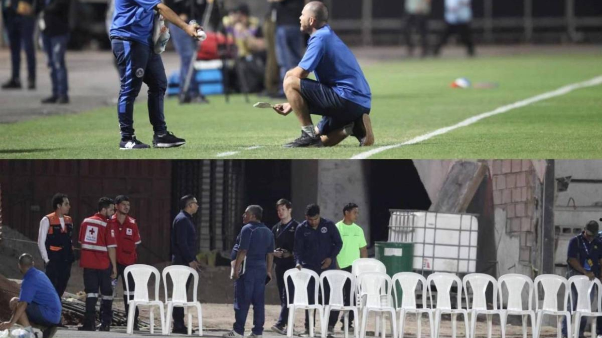 "Con sillas de plástico" | Motagua genera polémica por la manera en la que recibió a Cincinnati en el Nacional