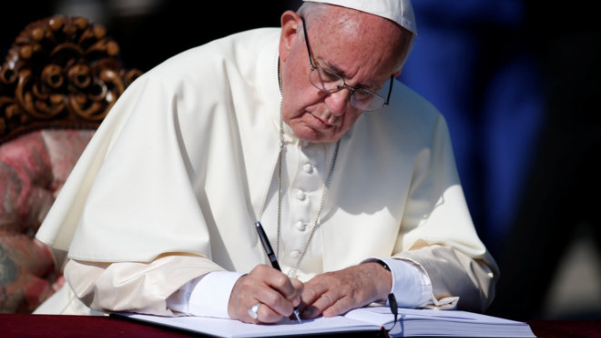 Carta de renuncia del Papa Francisco