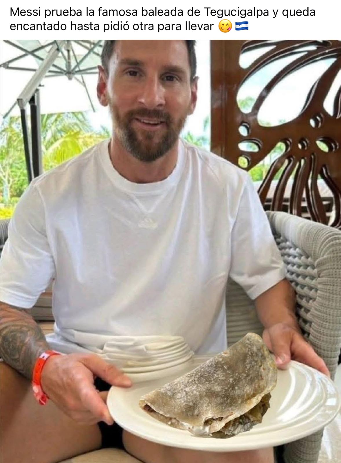 Memes inundan las redes tras la llegada de Lionel Messi a Honduras
