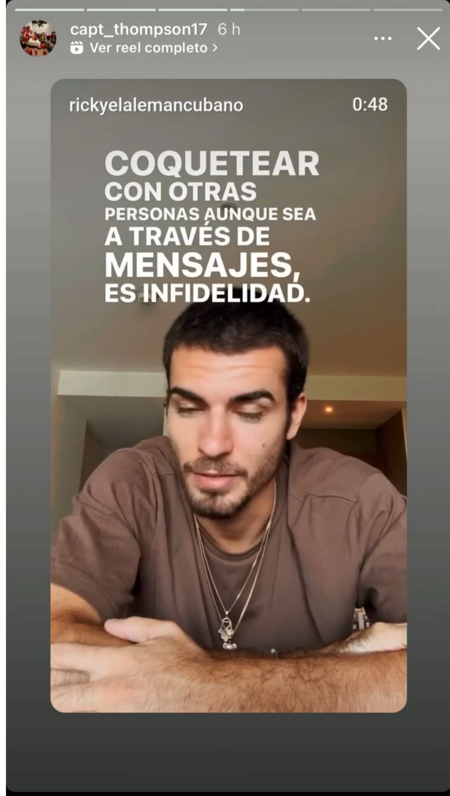 "Coquetear es infidelidad" Alejandra Rubio desaparece de redes tras publicaciones de su esposo