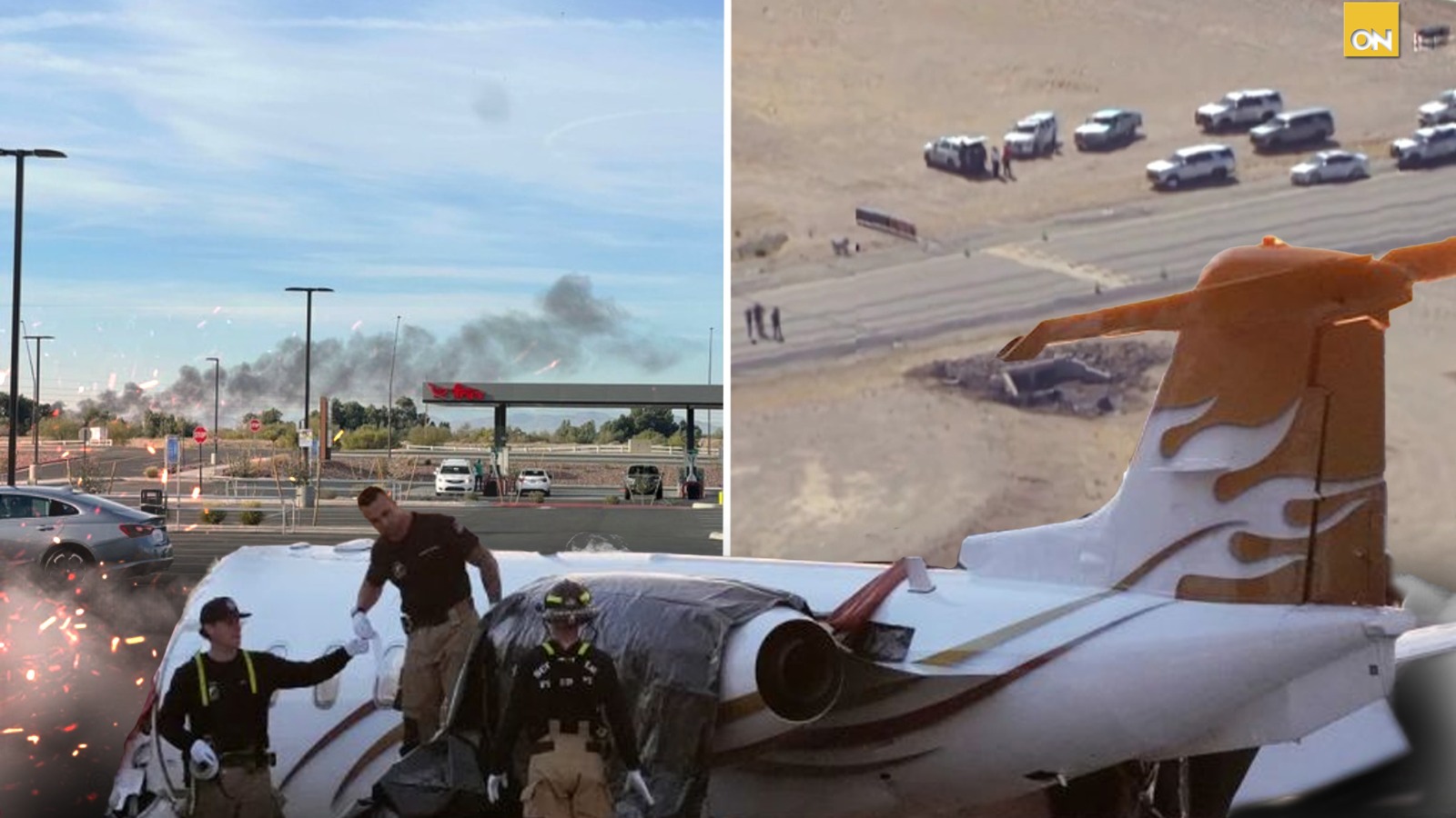 accidente aviones Arizona
