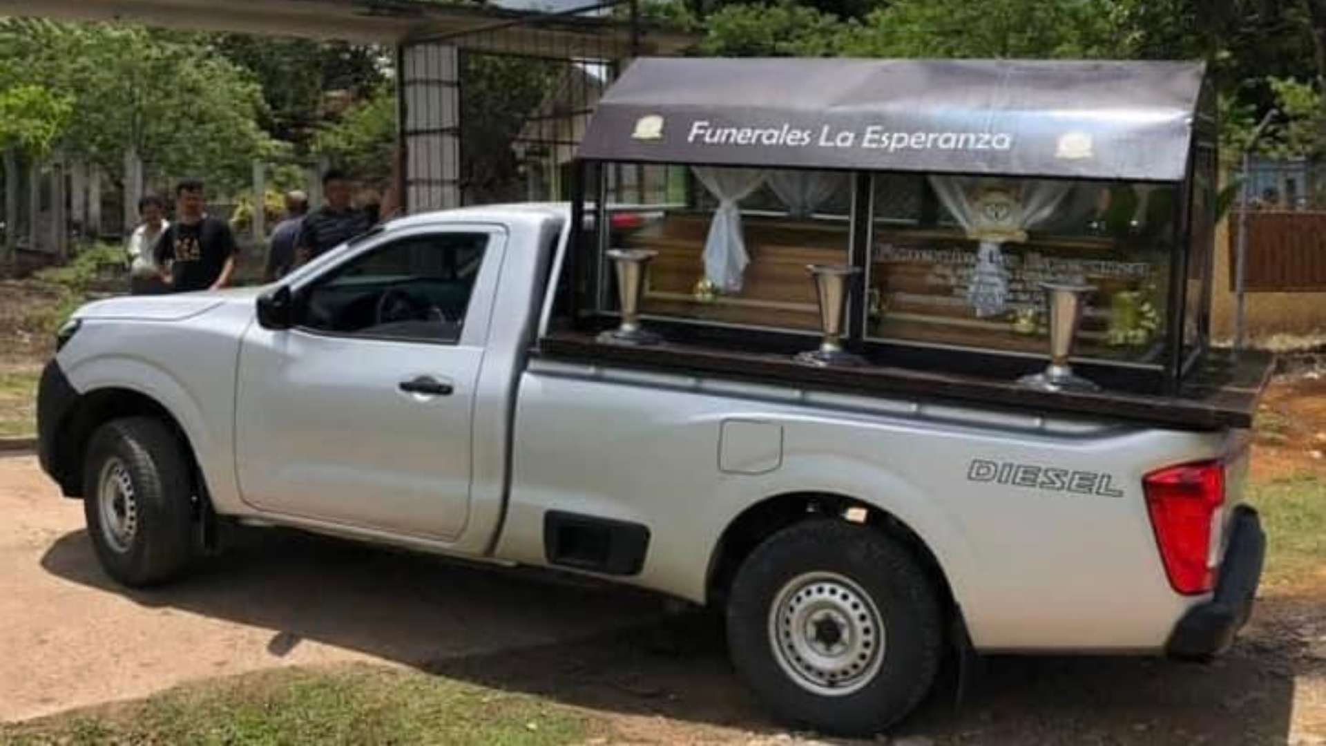 carro fúnebre en Comayagua