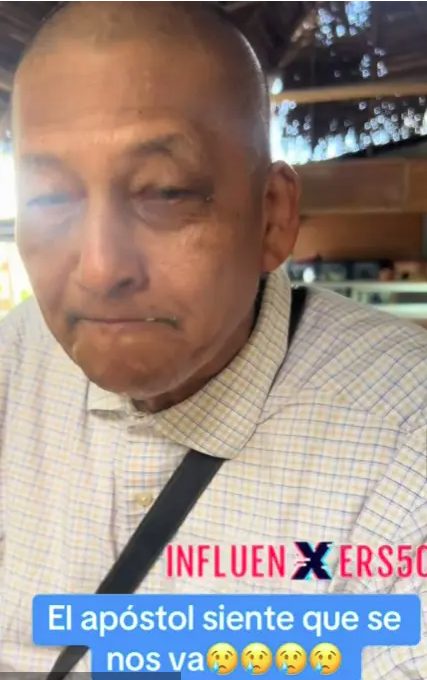 Apóstol Santiago Zúniga deja entrever la enfermedad que lo afecta y lo llevó a cuidados especiales