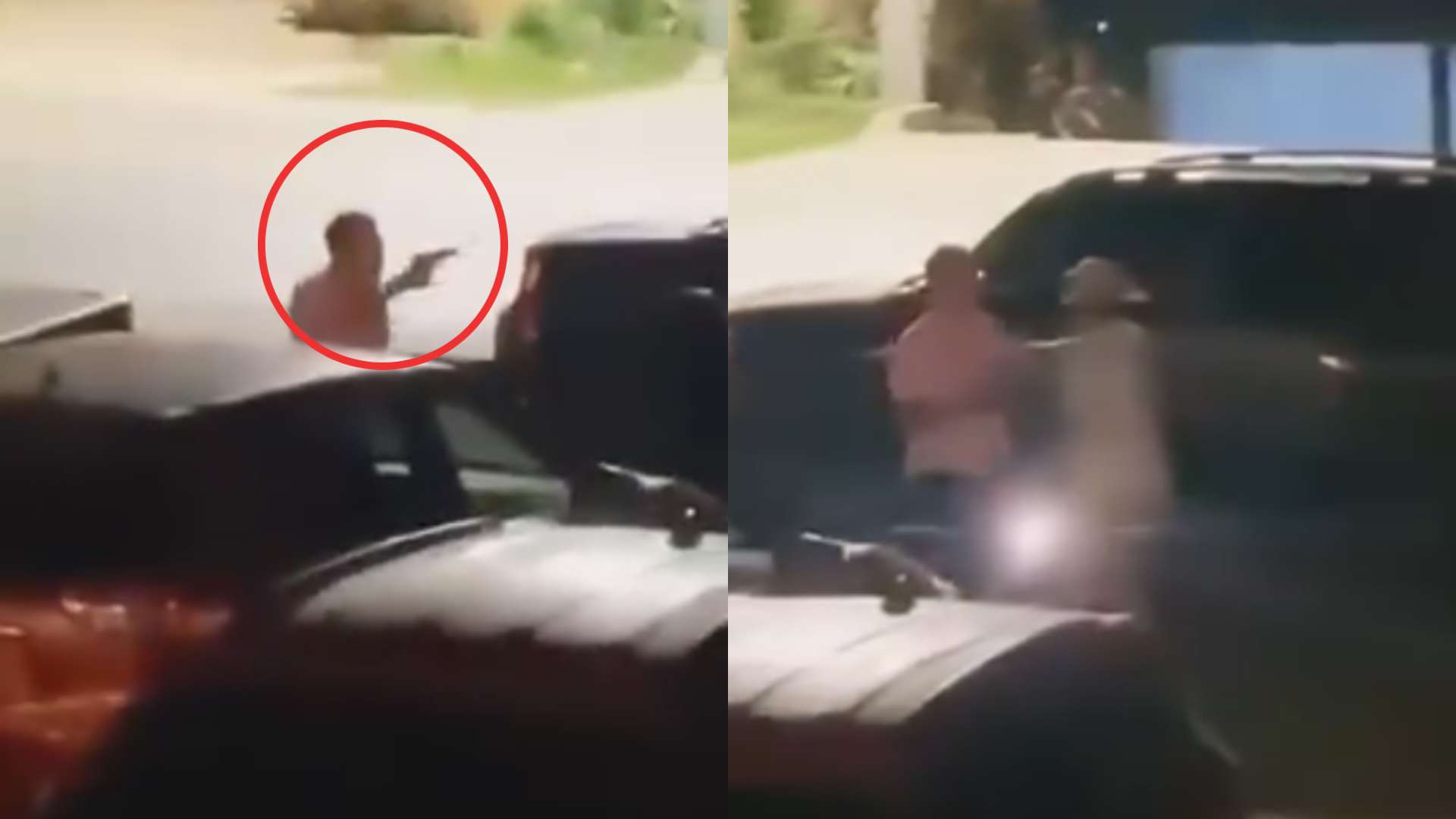 "Caos y gritos": Difunden momento en que hombre dispara en negocio de Roatán (VIDEO)