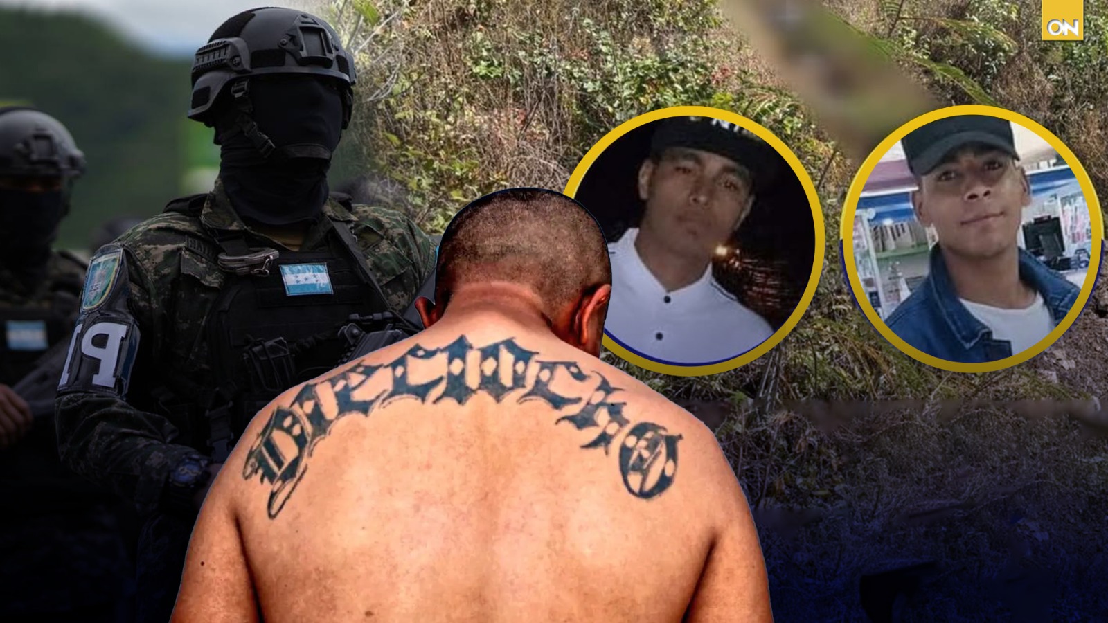 miembros pandilla 18 Mateo