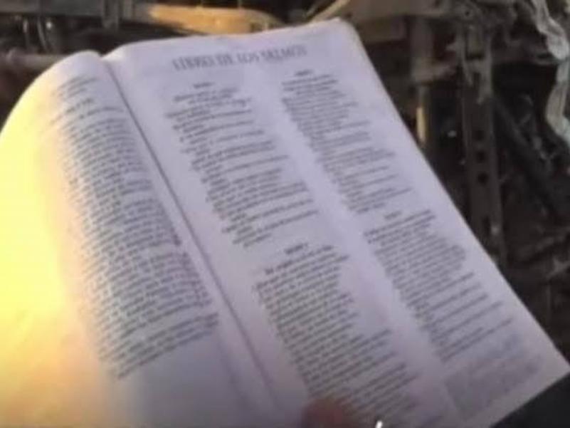 Accidente en Olancho: encuentran biblia de sobreviviente (foto)
