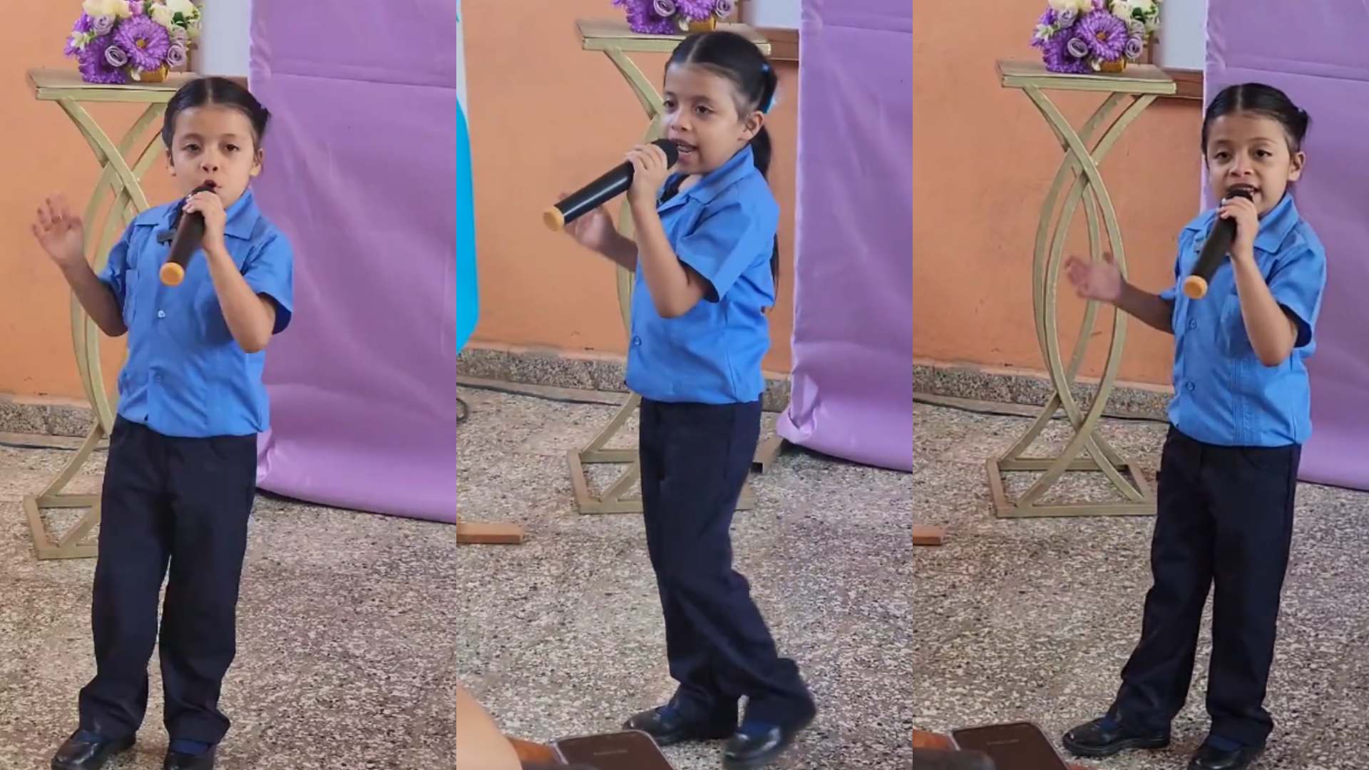 VIDEO| Niña hondureña sorprende a TikTok con su capacidad de oratoria