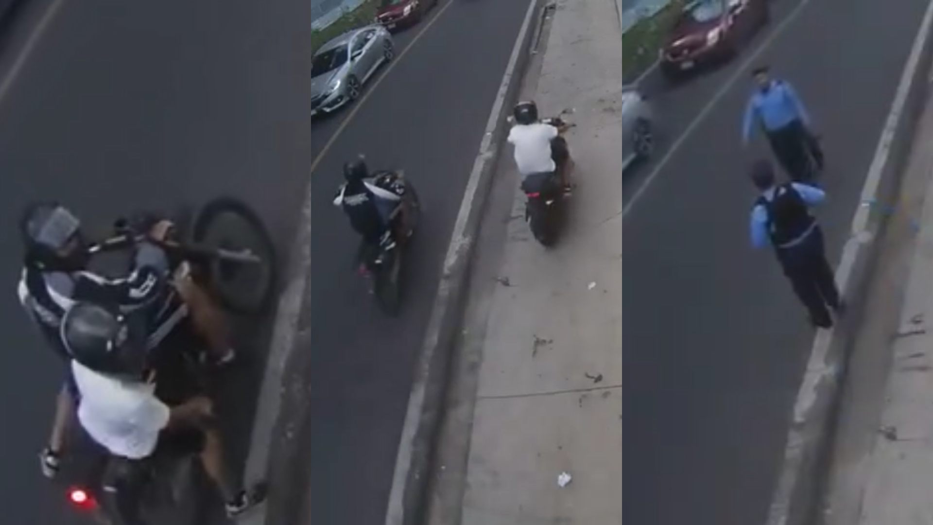 roban motocicleta policías Tegucigalpa