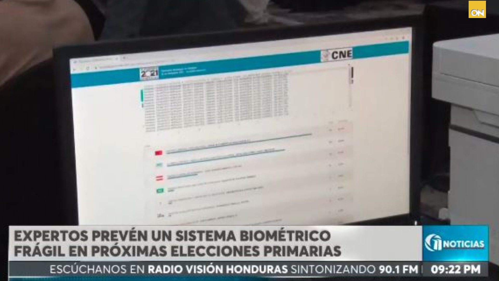 sistema biométrico elecciones primaria