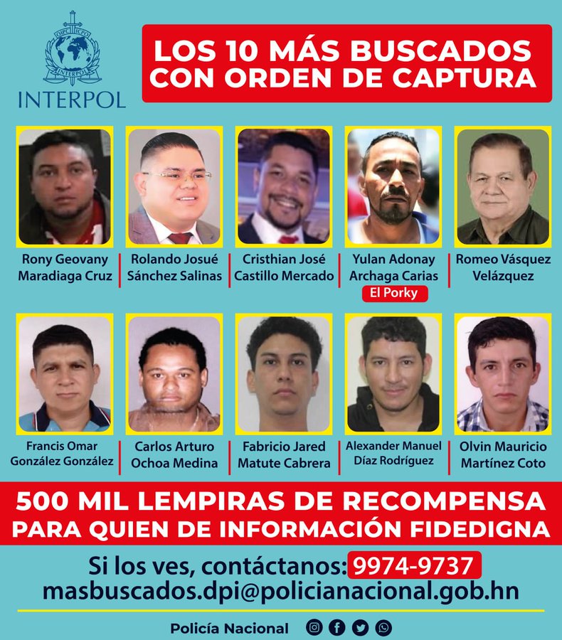10 mas buscados de Honduras 10-mas-buscados-de-Honduras