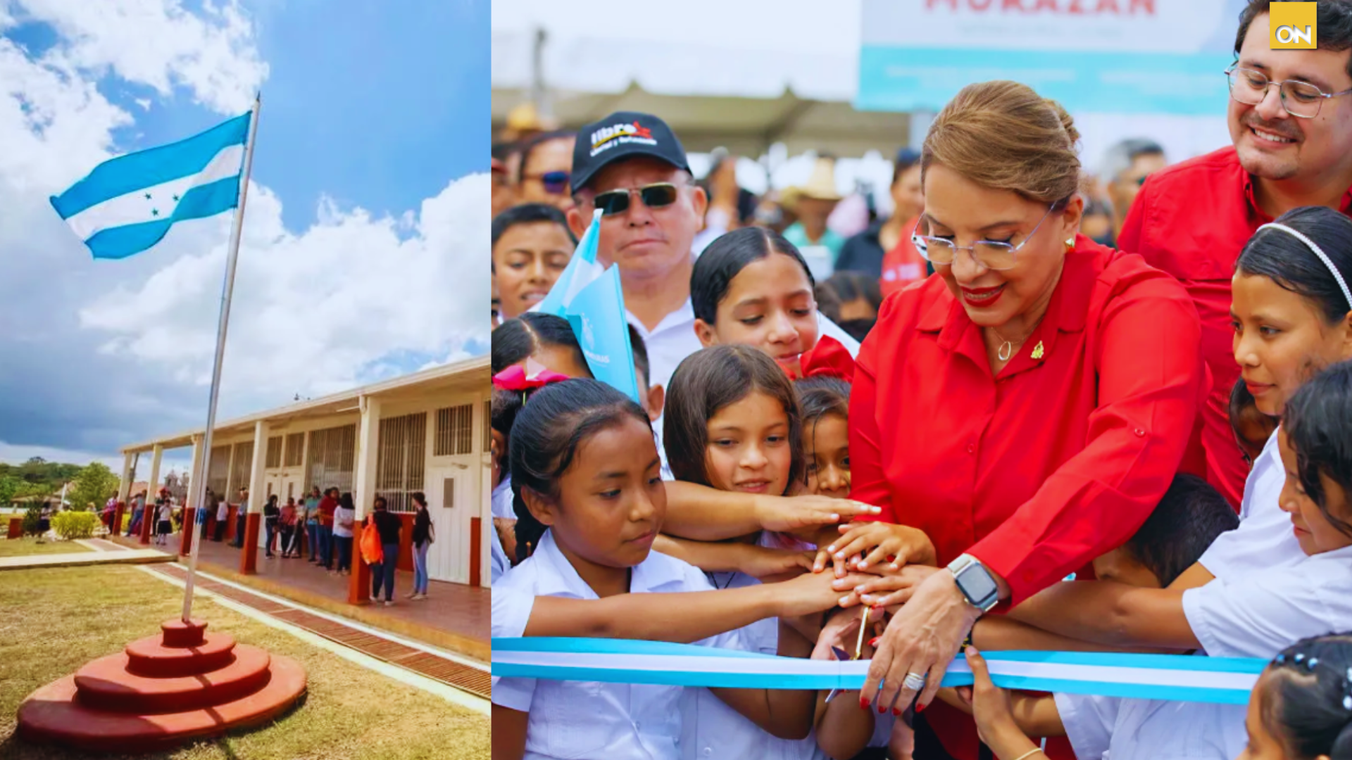 Xiomara Castro impulsa el programa de Alimentación Escolar y renueva escuelas en La Paz