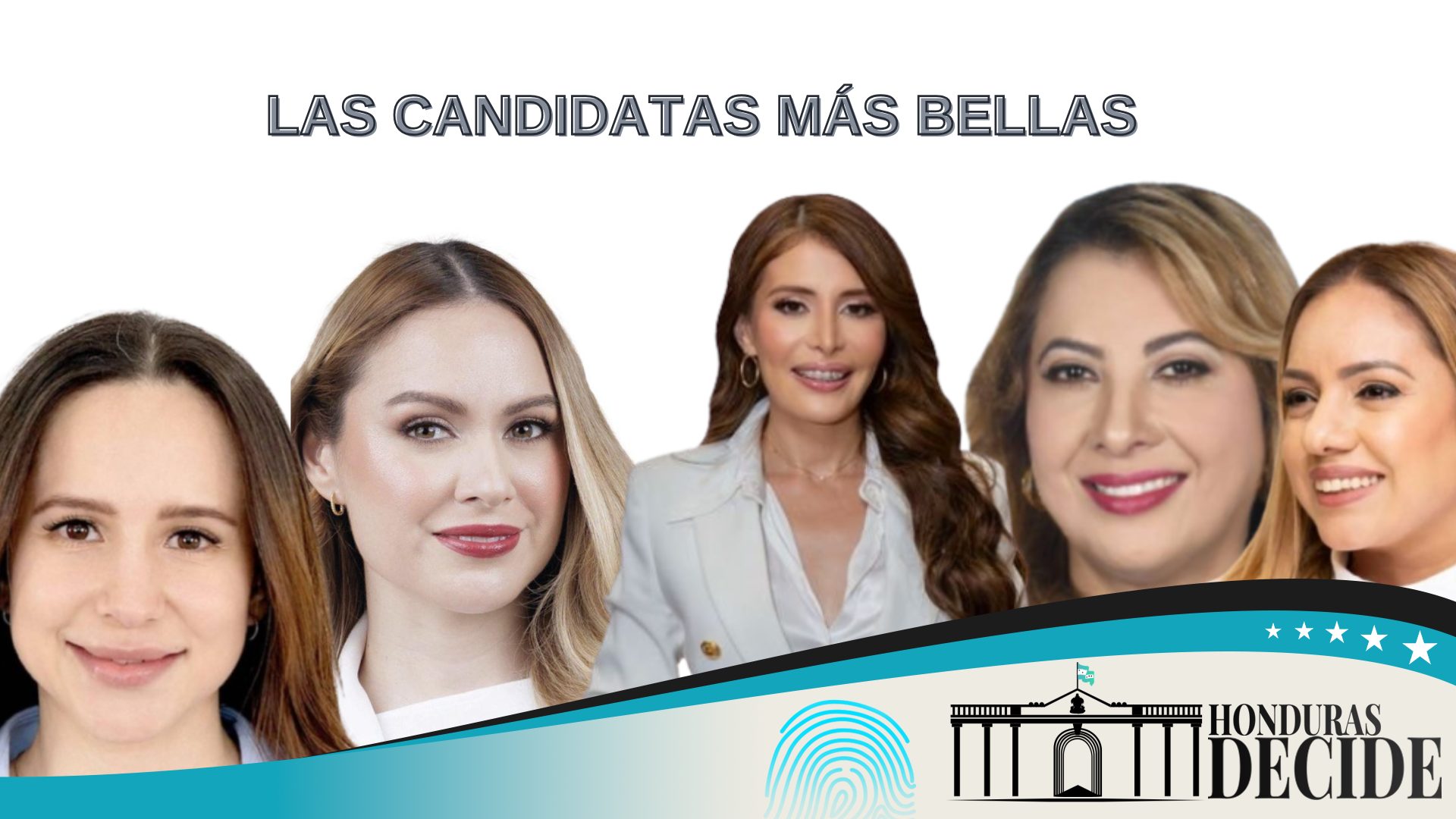 Conoce las candidatas más bellas de elecciones en Honduras 2025