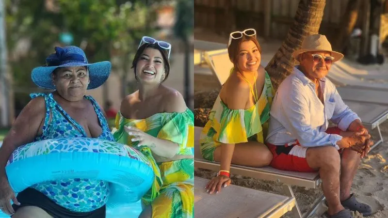 VIDEO| Milagro Flores esquiva pregunta sobre su pareja tras anunciar su viaje a Estados Unidos