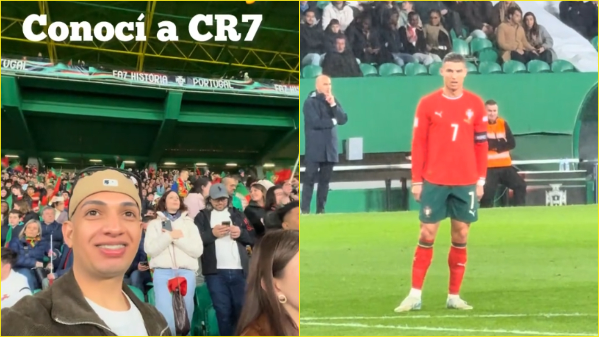 Influencer hondureño realiza su sueño al conocer a Cristiano Ronaldo
