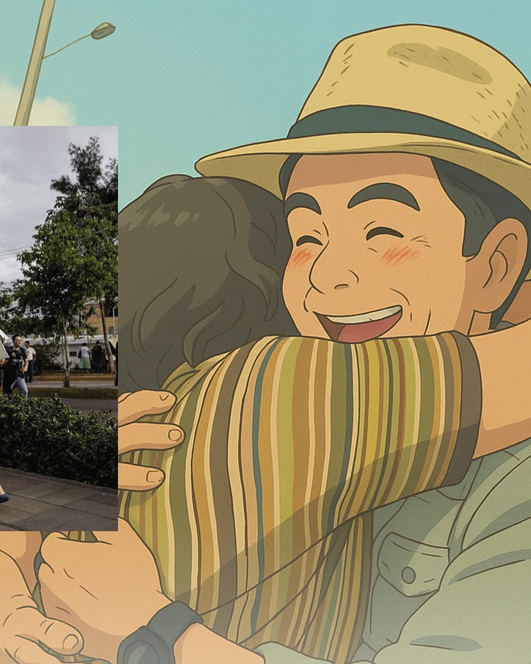 Publican imágenes de JOH con la tendencia estilo Ghibli; así luce el expresidente