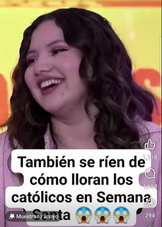 Jóvenes que se burlan de Santa Barbara