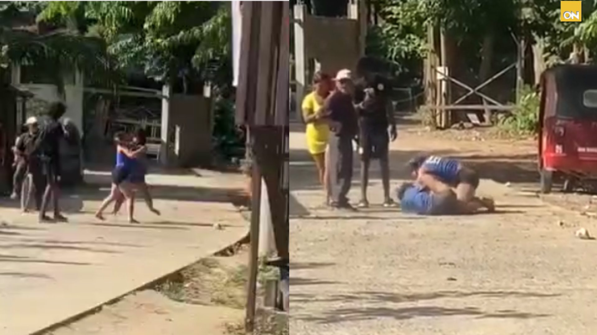 Por el amor de un hombre mujeres se enfrentan a golpes en Roatán
