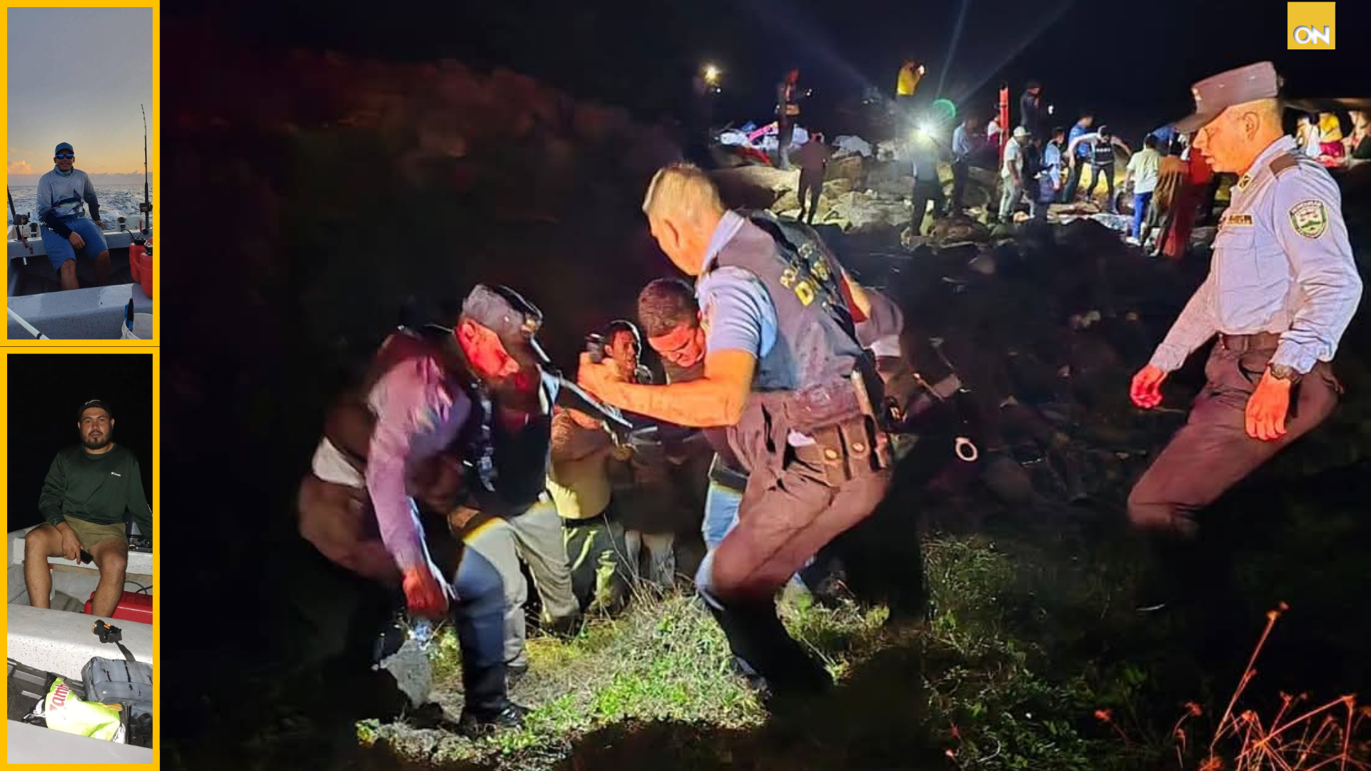 Pescadores héroes accidente Roatán