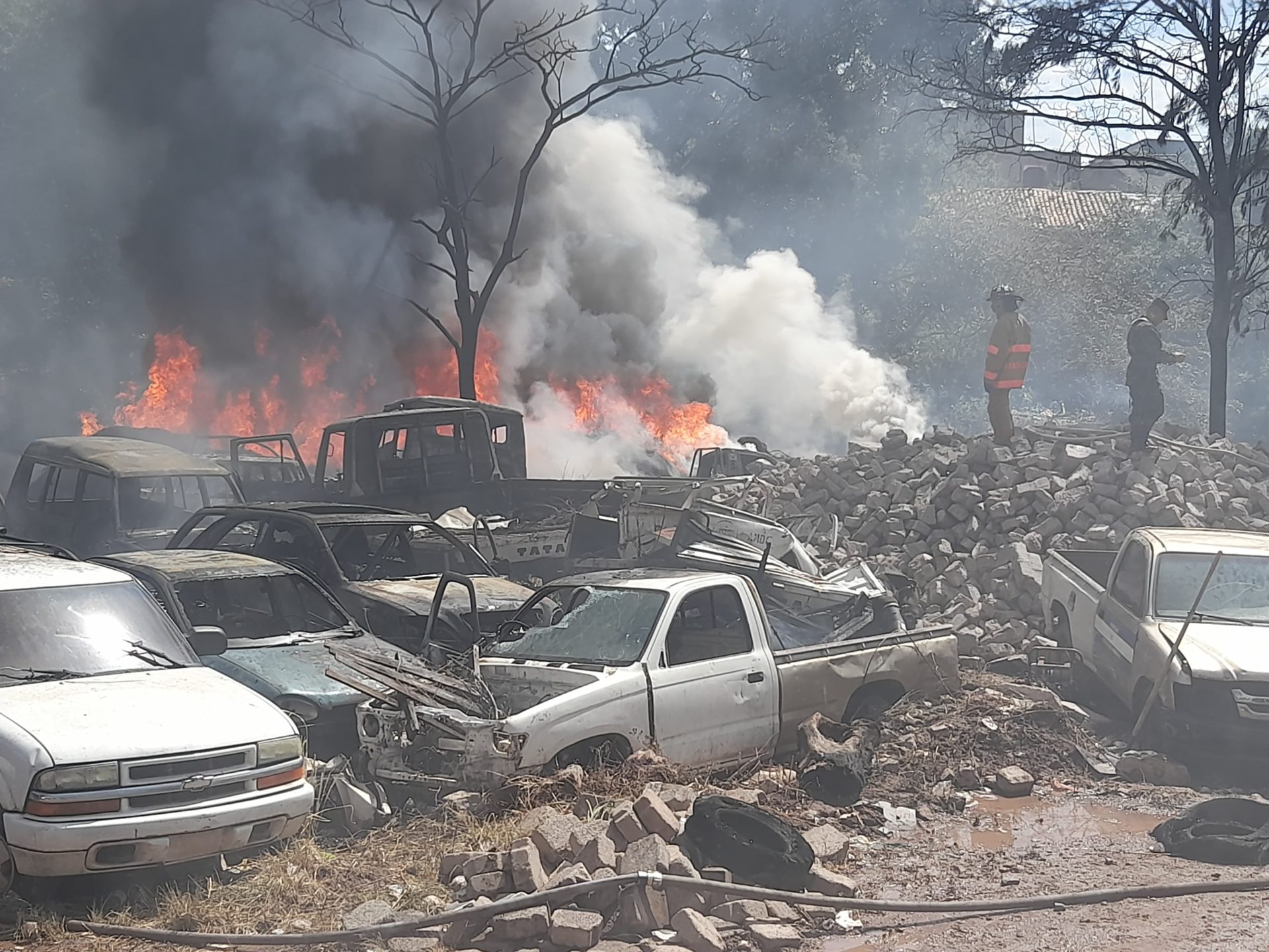 incendio antigua Penitenciaría Nacional Tegucigalpa