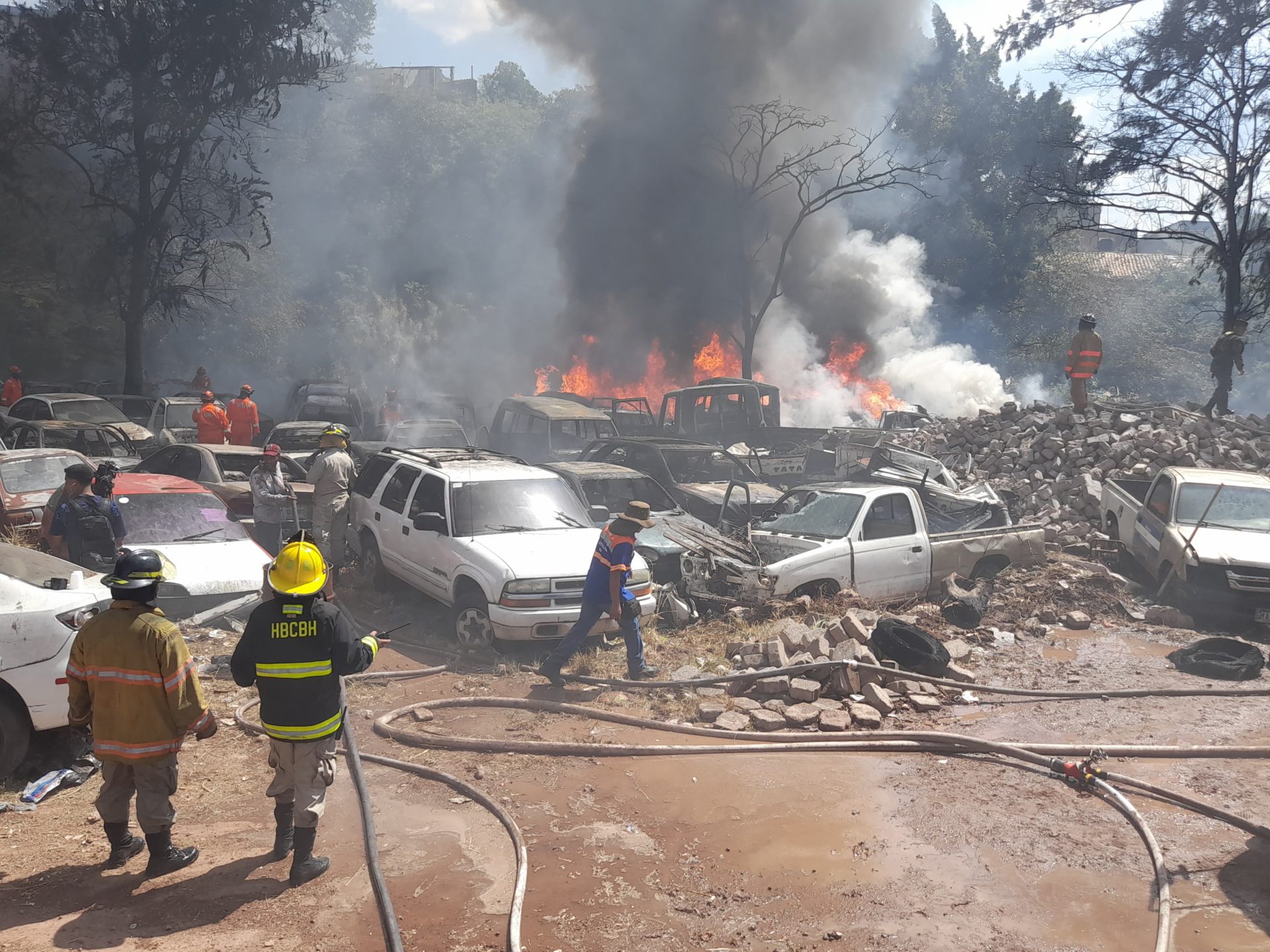 incendio antigua Penitenciaría Nacional Tegucigalpa