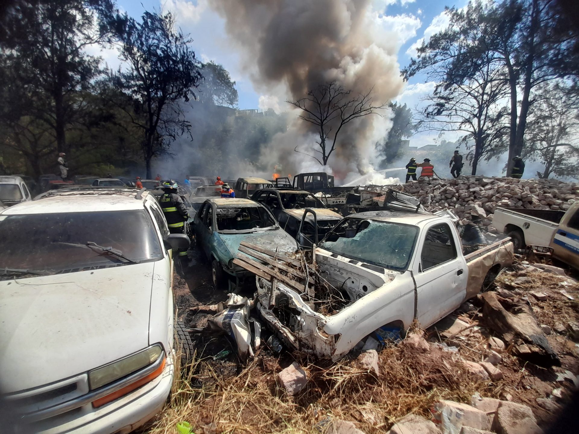 incendio antigua Penitenciaría Nacional Tegucigalpa