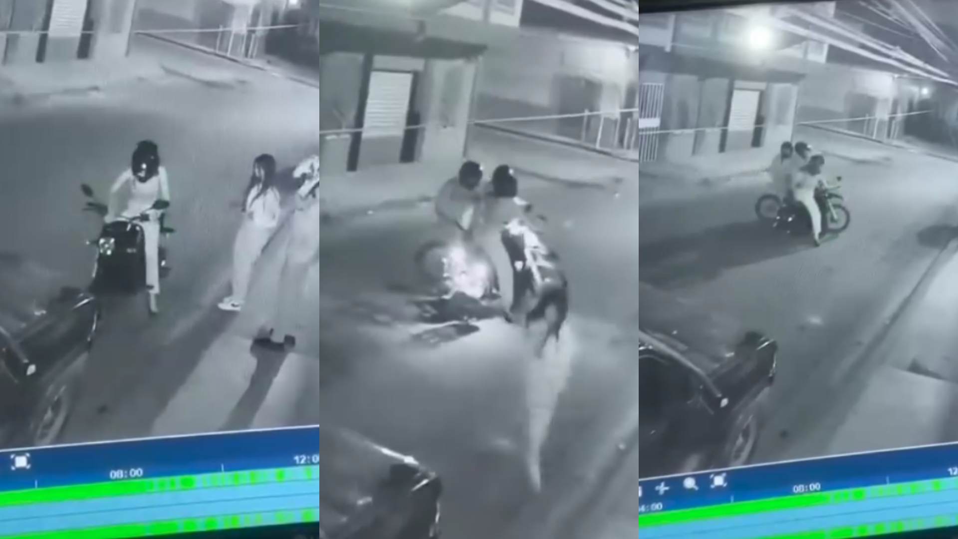 “Con amigos así…”: Sola dejan a motociclista en un asalto en plena vía pública en Danlí (VIDEO)
