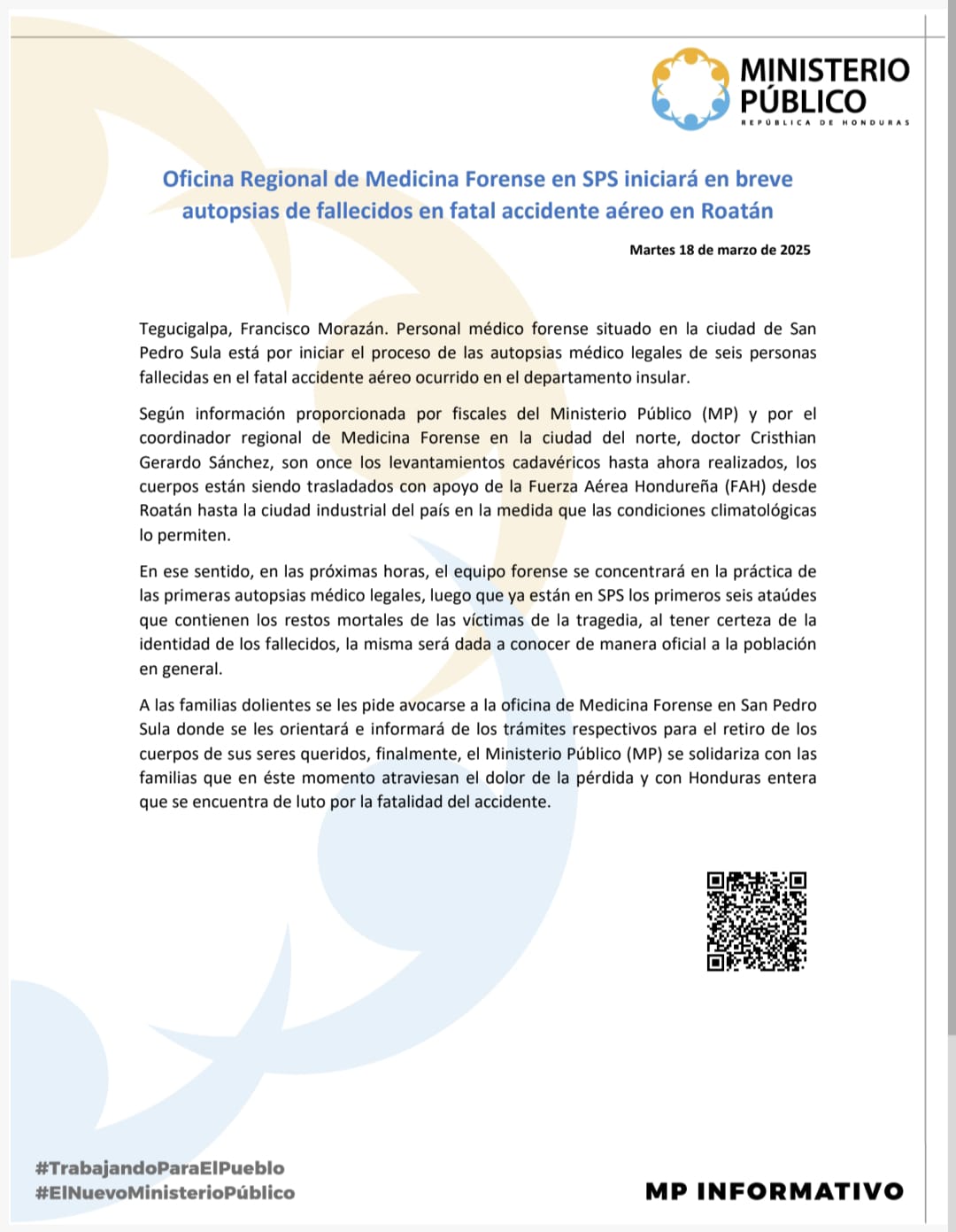 comunicado MP