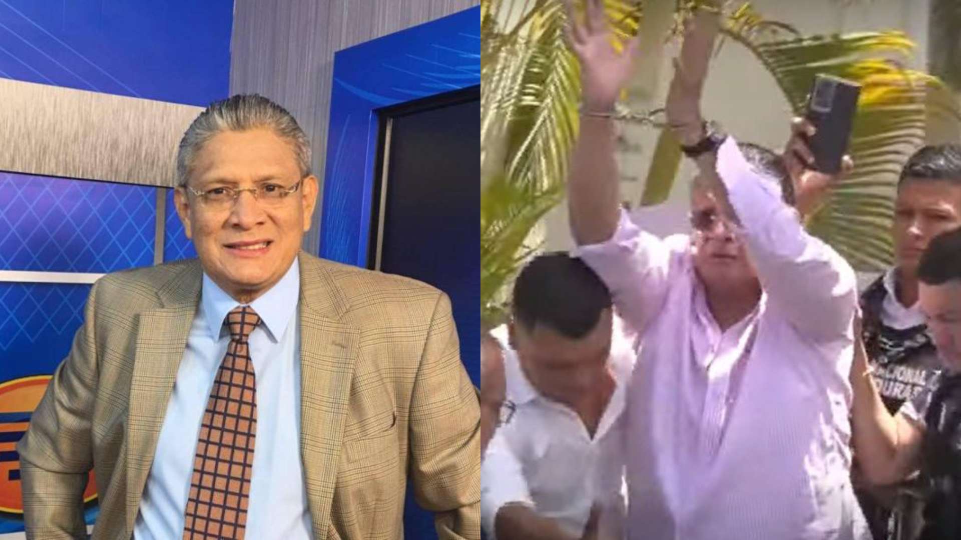 Capturan a periodista Esdras Amado López tras allanamiento en su casa en Tegucigalpa