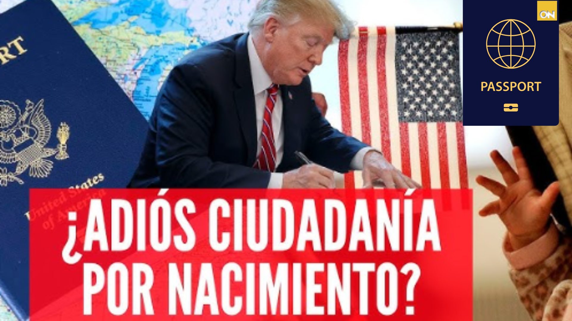 Trump desafía a la Corte Suprema para eliminar la ciudadanía por nacimiento