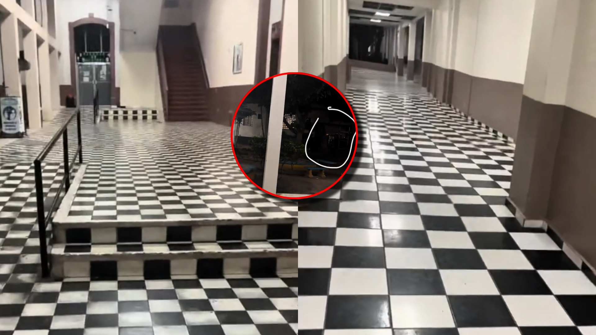 “Me estaban observando”: Graban extraña figura en horas de la madrugada en Hospital San Felipe (VIDEO)