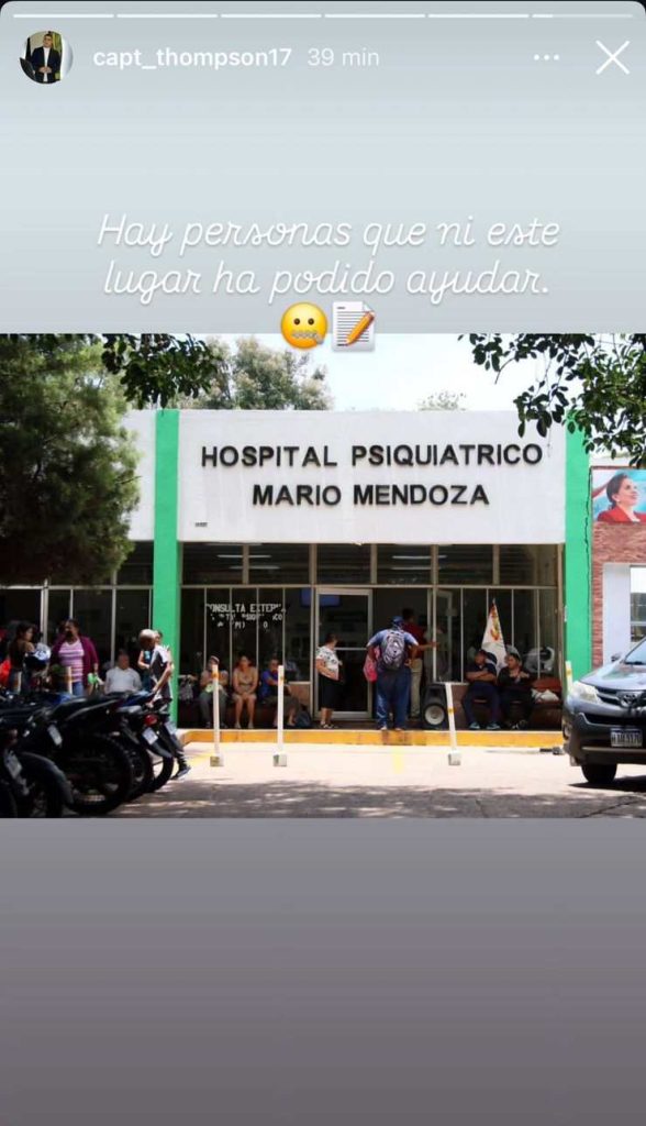 Publicación de Javian Thompson que sería indirecta para Alejandra Rubio. 