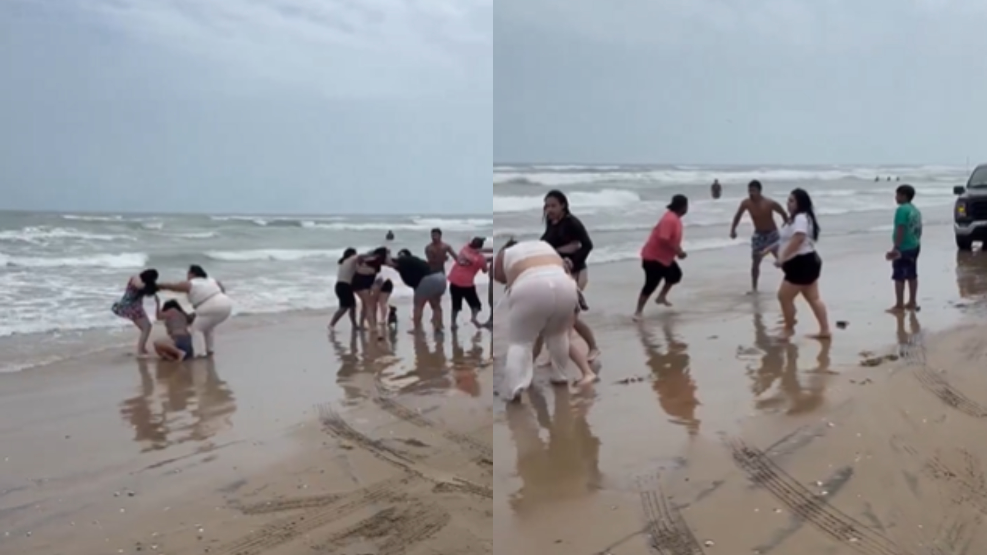 mujeres playa