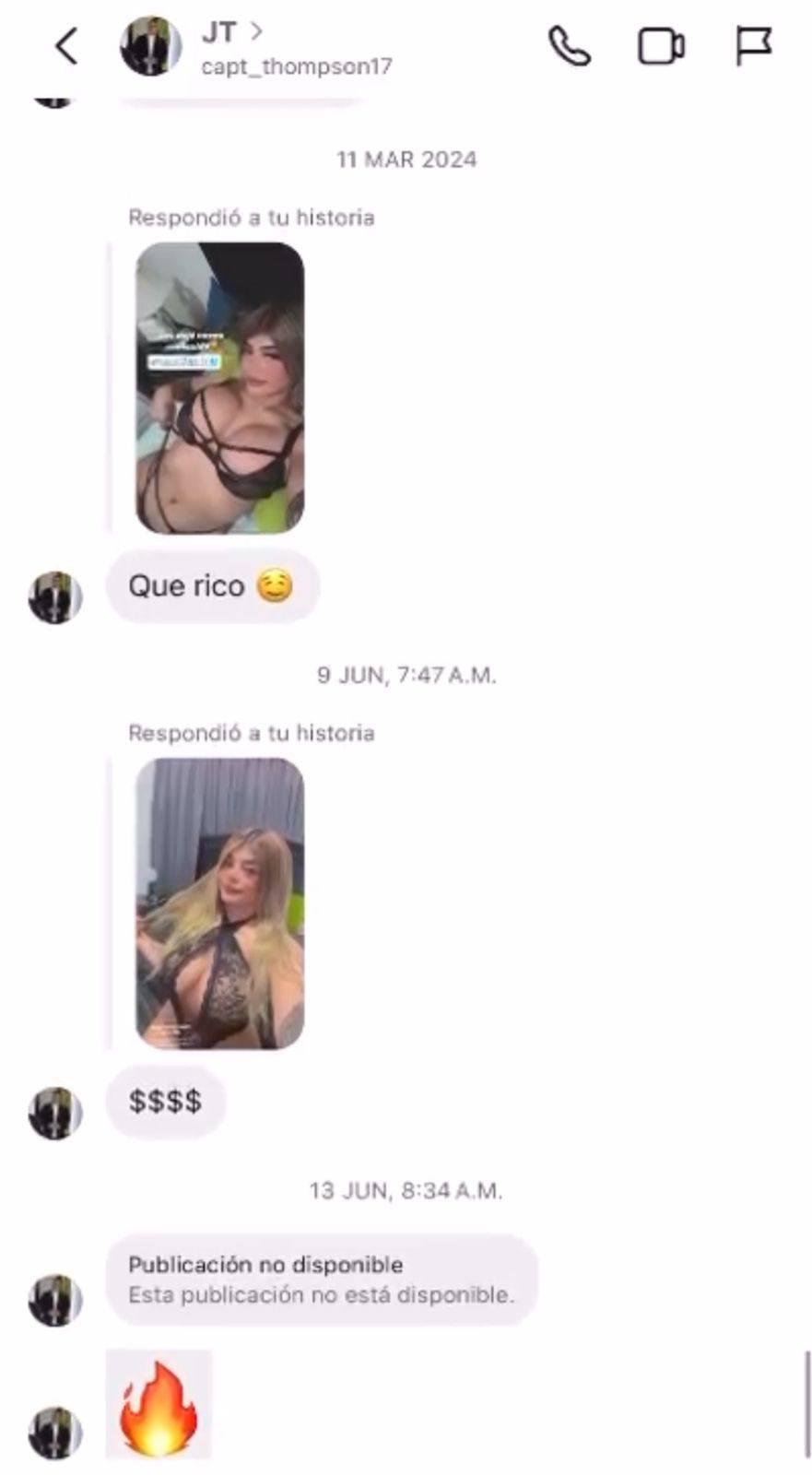 Javian Thompson Filtran conversaciones de Javian Thompson con tiktoker hondureña