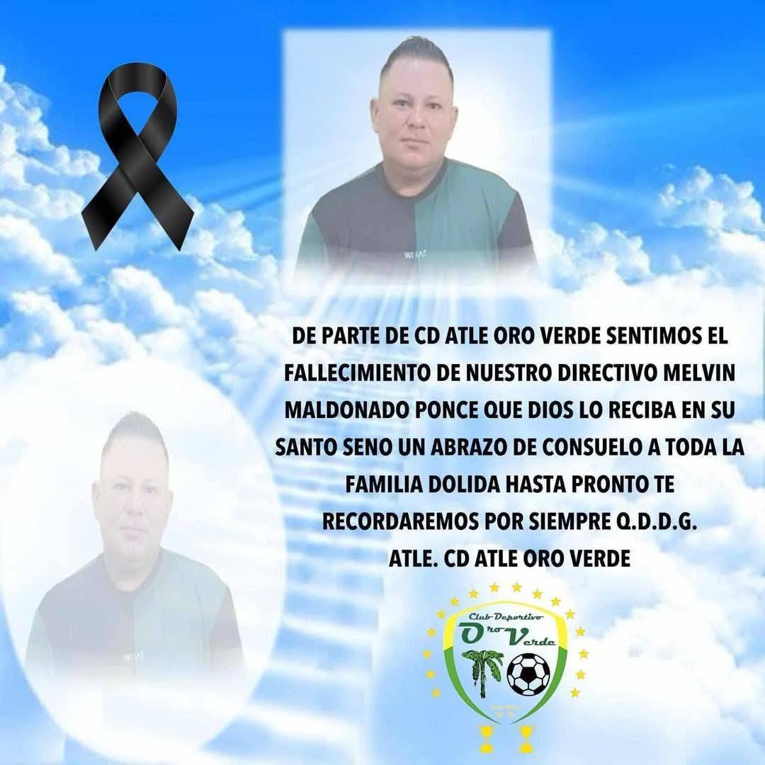 Melvin Ponce accidente Cortés
