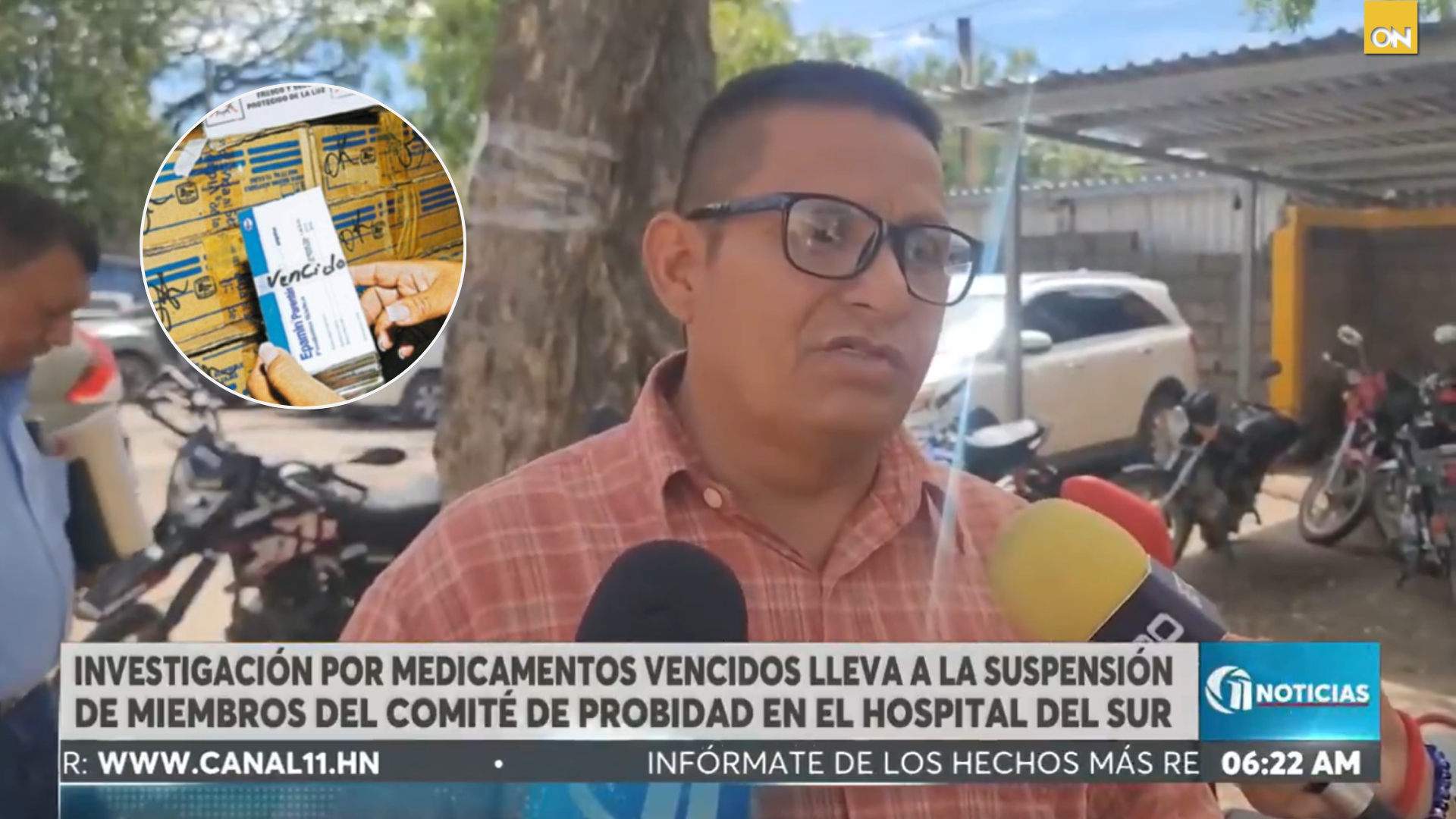 suspensión Hospital medicamentos vencidos