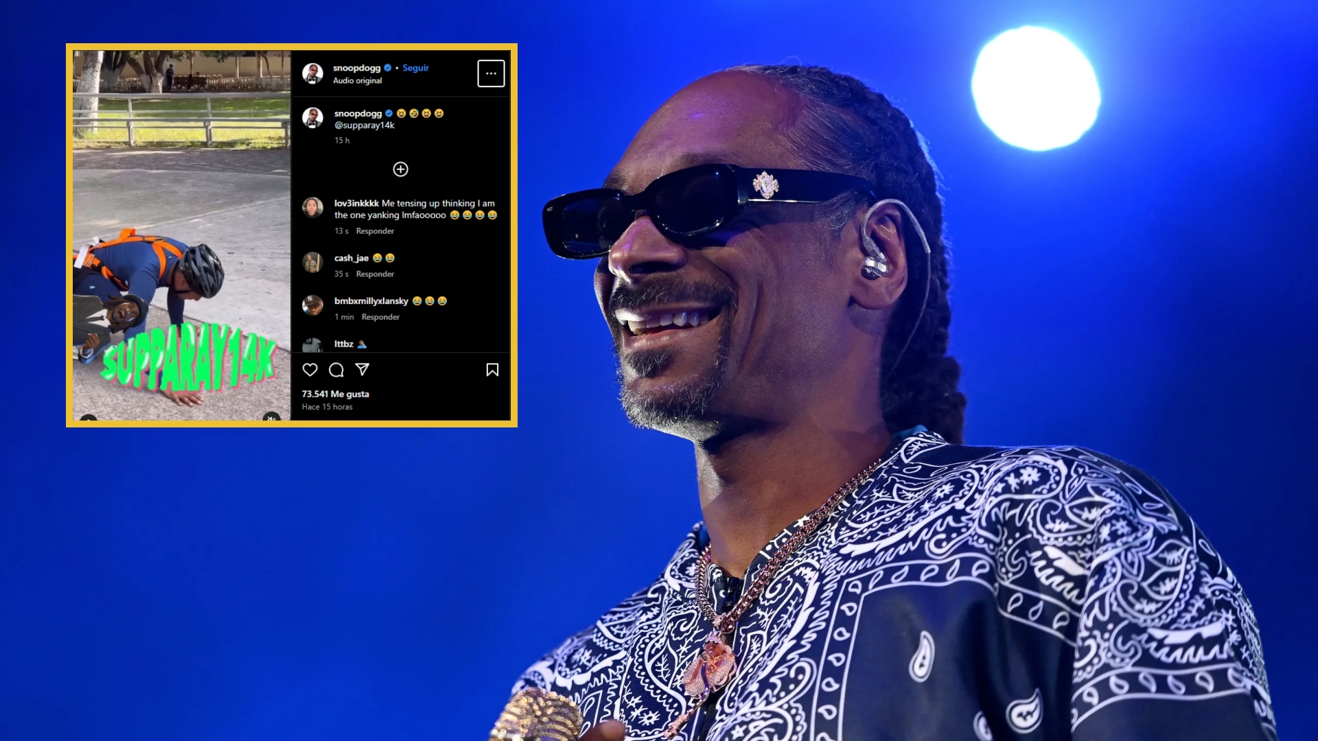 Calle 7 Honduras rompe fronteras: Snoop Dogg comparte video del programa con narración humorística