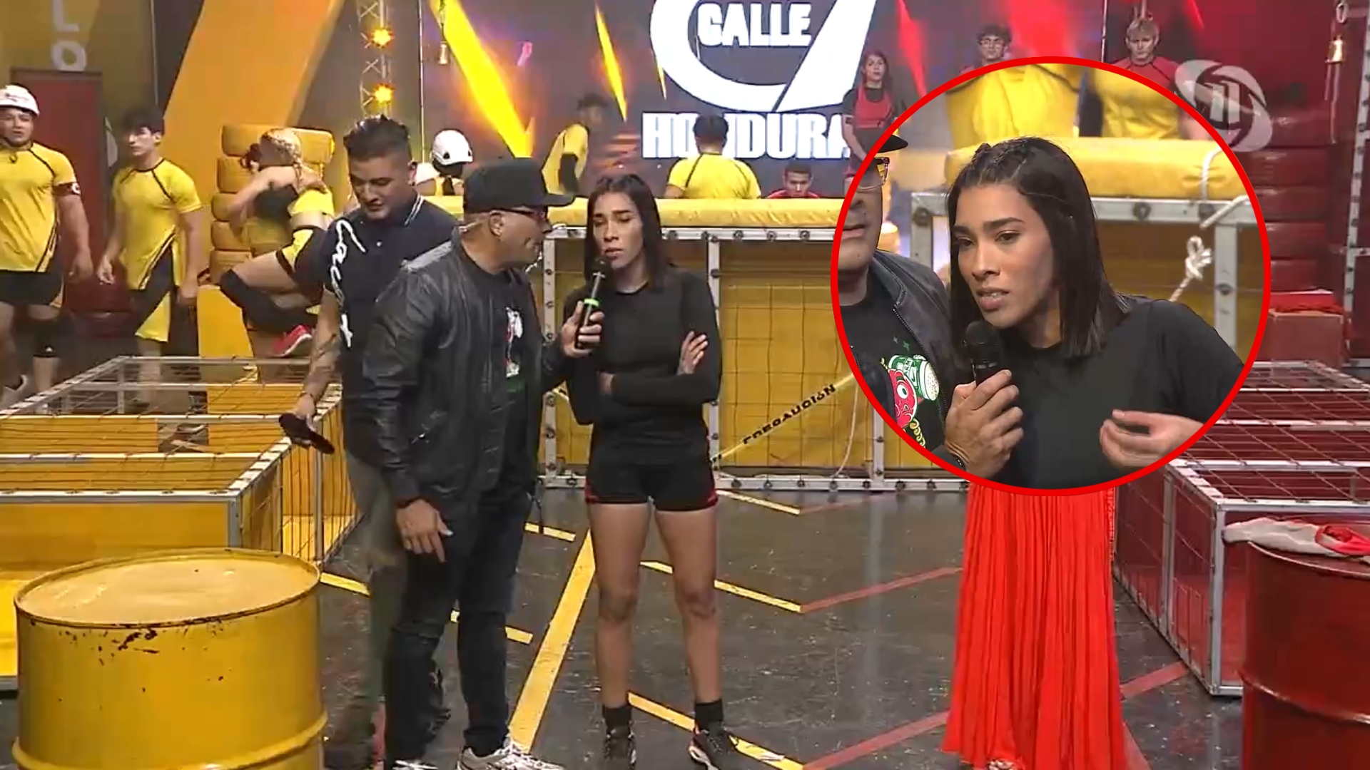 ¡Tensión en Calle 7 Honduras! Angie explota contra sus compañeros del equipo rojo y exige cambios a la producción