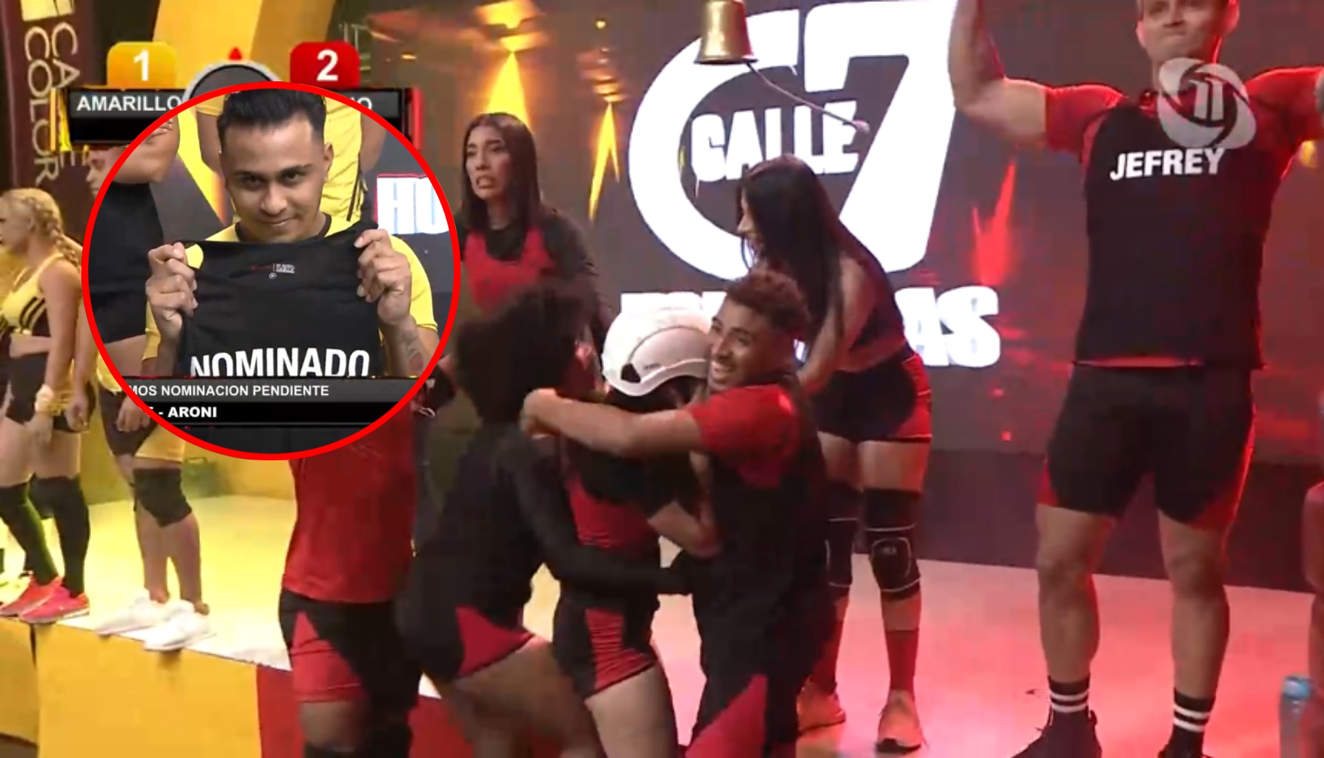 Calle 7 Honduras: El equipo rojo se impone en un tenso desempate y Aroni resulta nominado