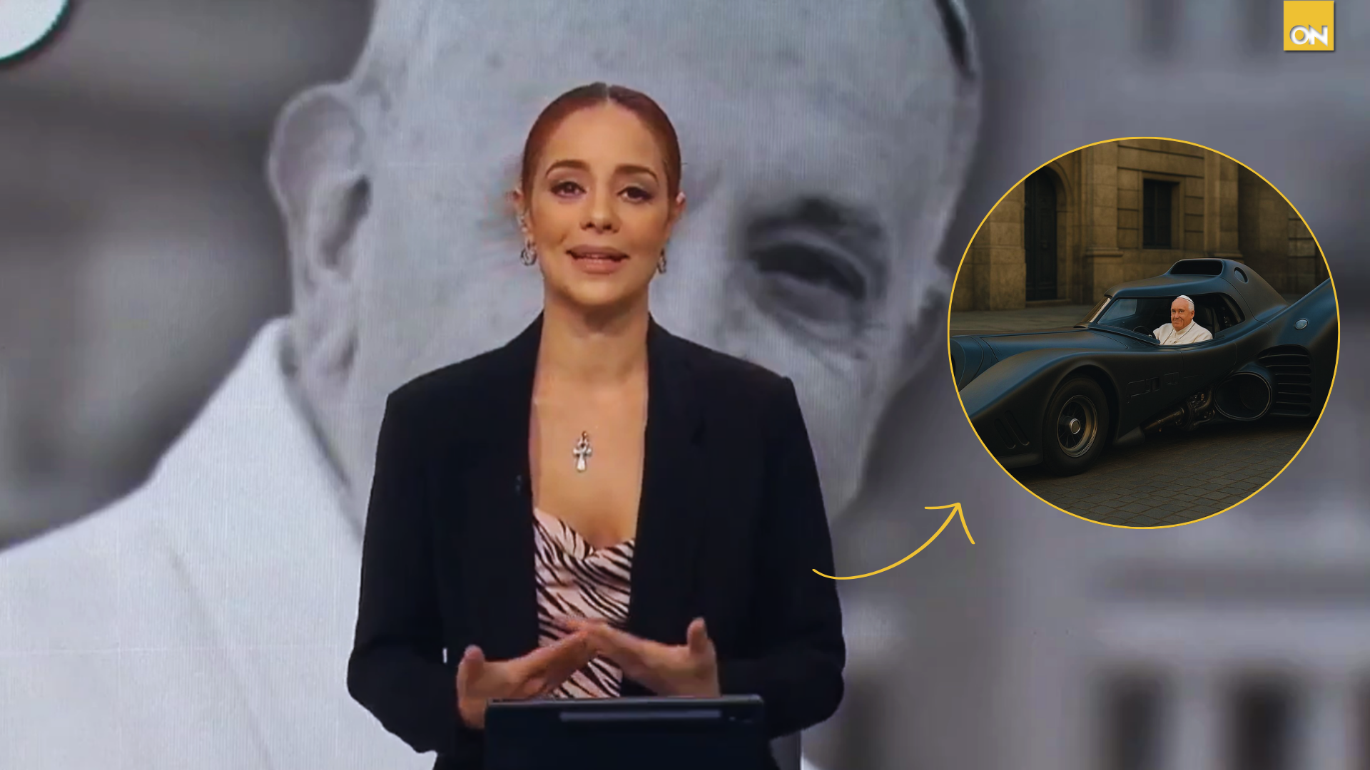 El papa en el Batimóvil
