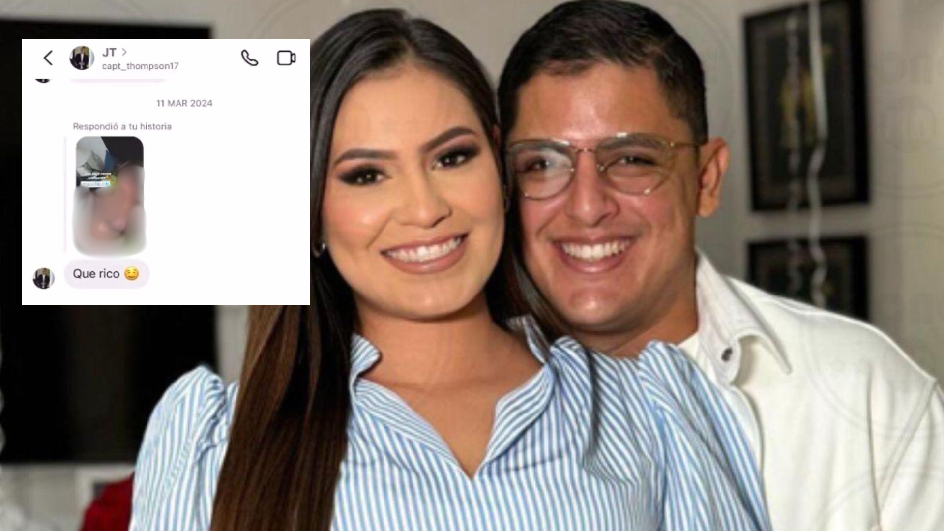 Filtran conversaciones de Javian Thompson con tiktoker hondureña