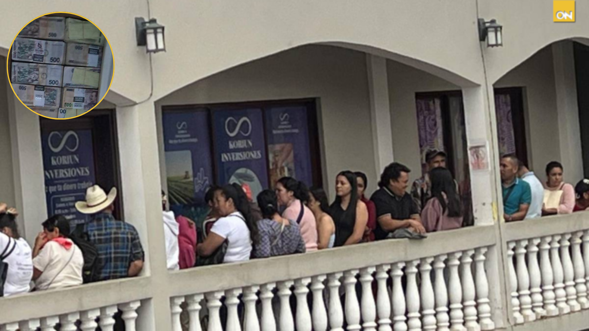 zonas en que operaba Koriun inversiones