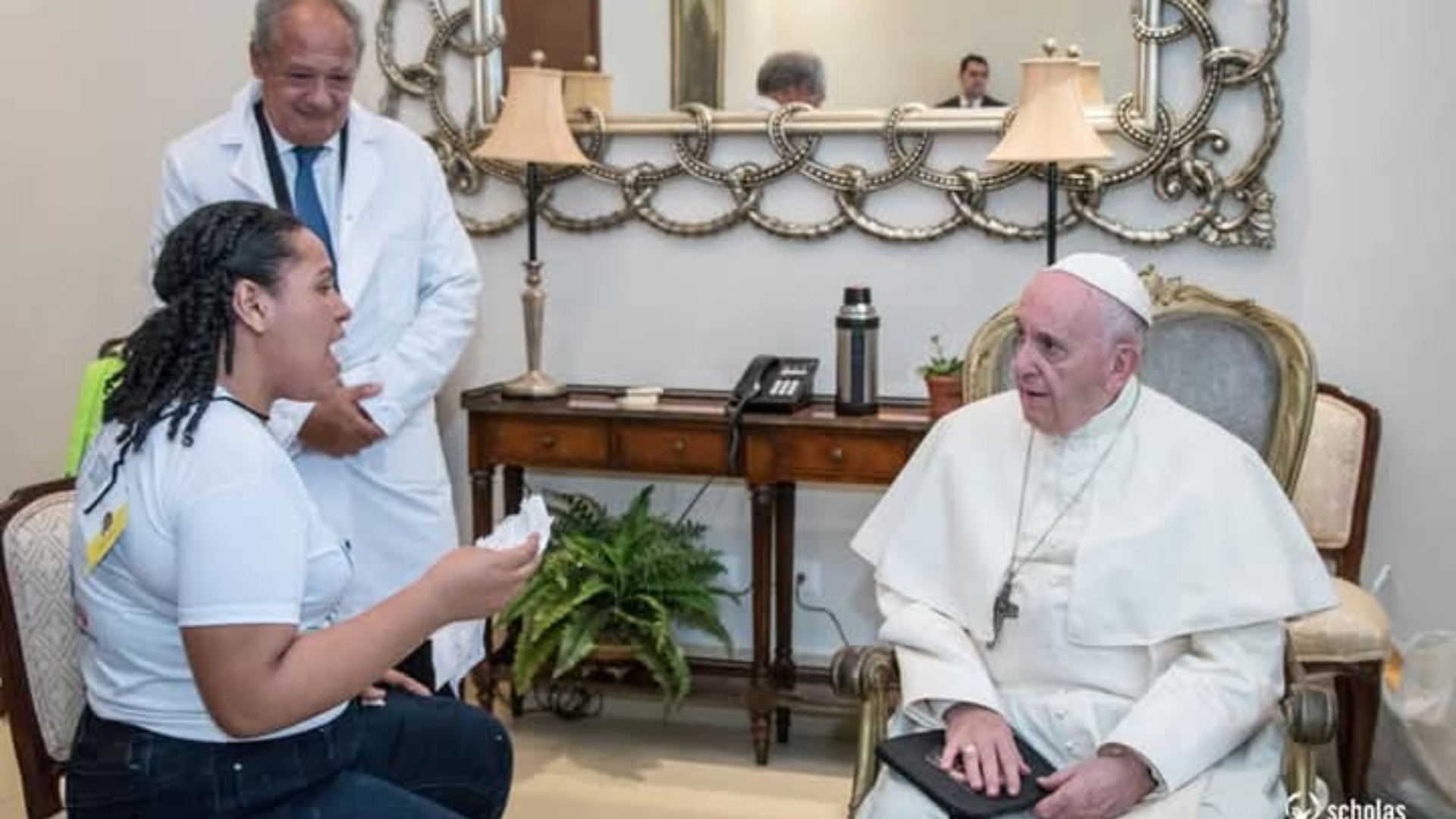 La petición del Papa Francisco a hondureña Martha Ávila; un regalo especial que ella le entregó