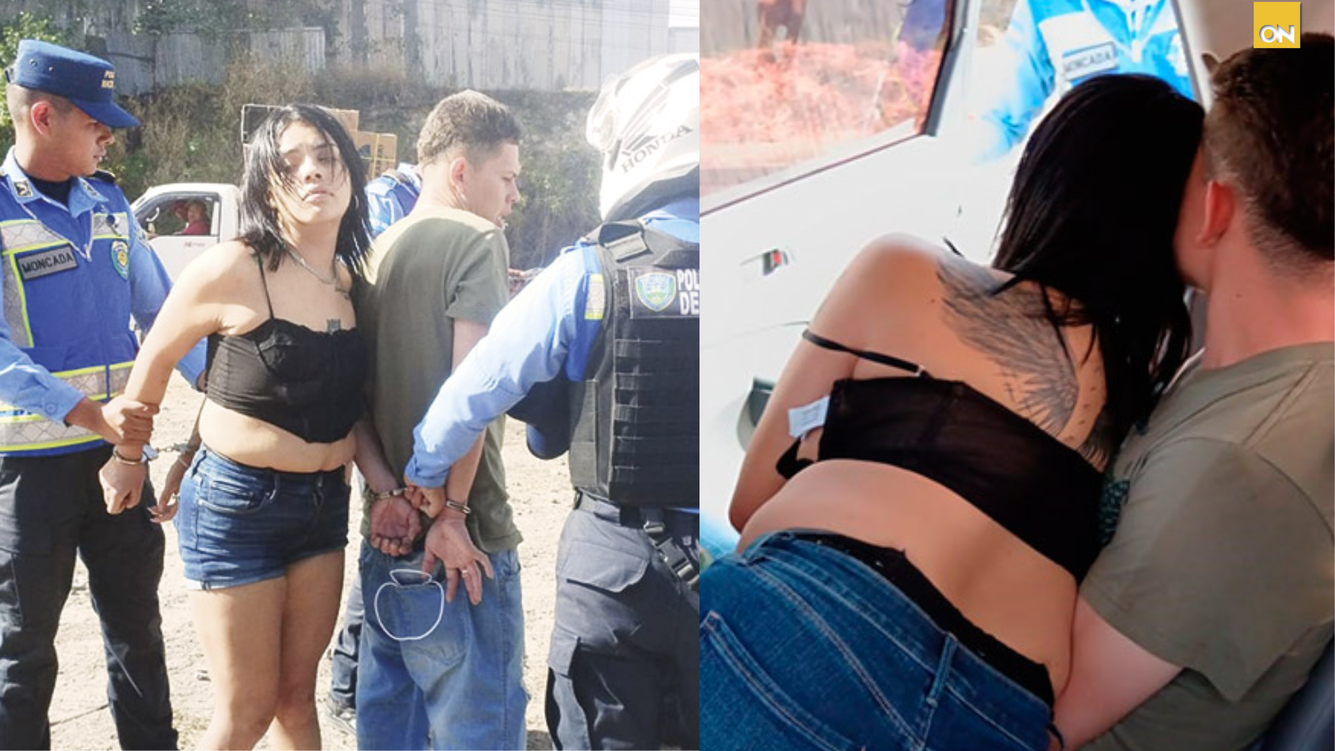 Relación amorosa entre pareja capturada en el anillo periférico